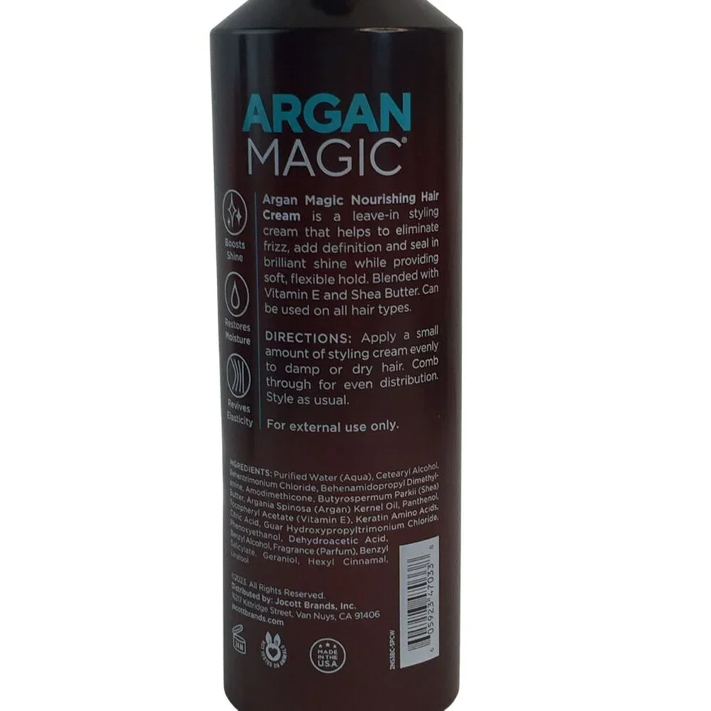 Argan Magic Nourishing Hair Cream 8.5 Fl Oz Pack Of 2 Moroccan‎ Beauty Secret